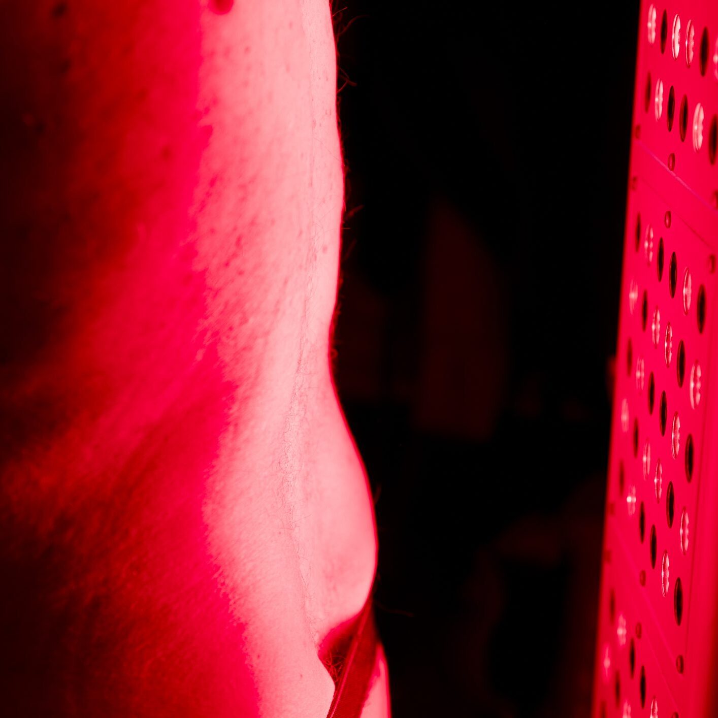 Far Infrared Light Therapy on the Back